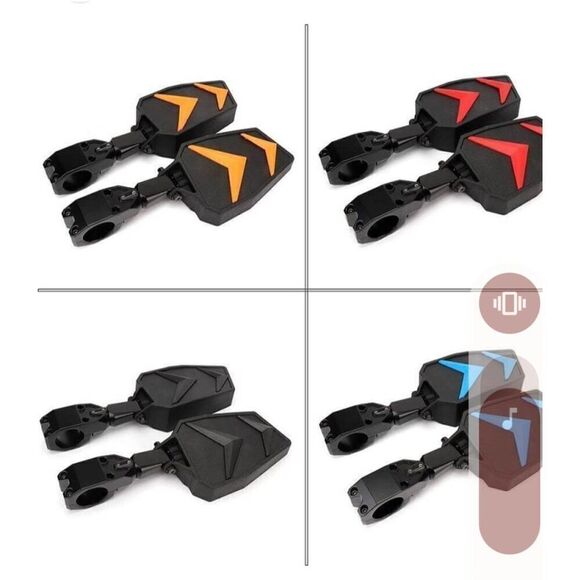 Kemi moto universal side mirror w/ color change arrows. Use w/ any off road,boat - Picture 2 of 10